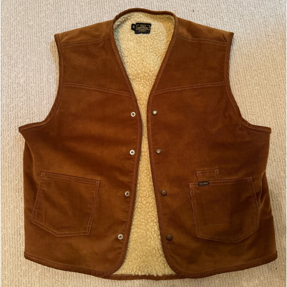 Pike Bros. Corduroy vest XL